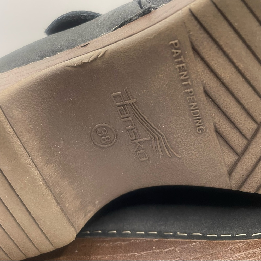 Women’s Dankso Beatrice Burnished Nubuck Leather Mary Janes Size 38 (US 7.5-8) - Picture 6 of 8